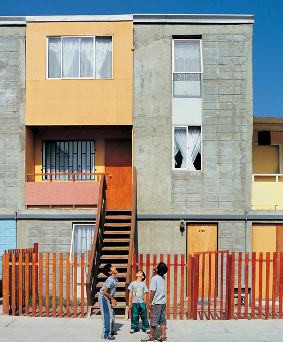 Quinta Monroy Housing, Iquique, 2004. Photograph by Cristobal Palma