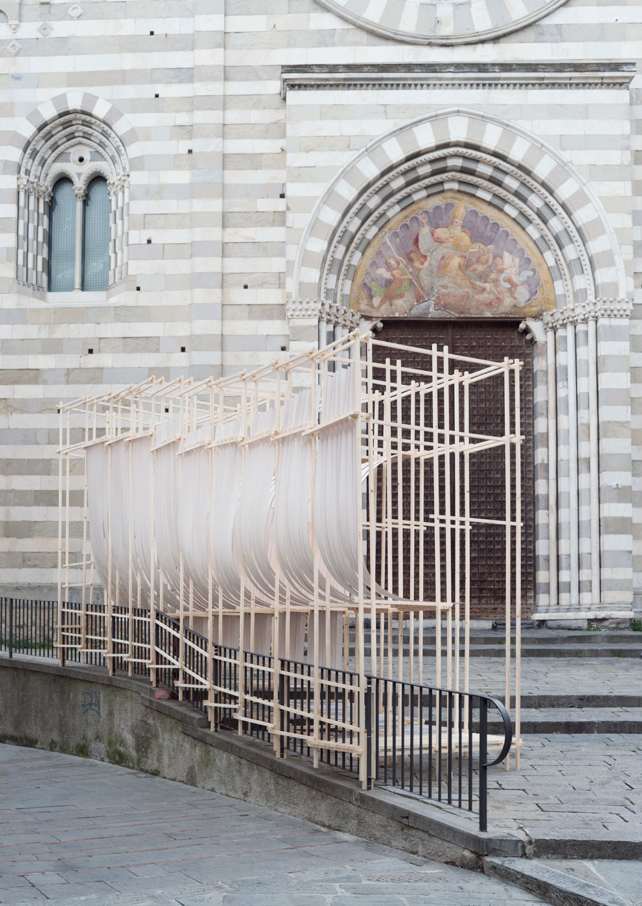 Bent installation for New Generations architecture festival