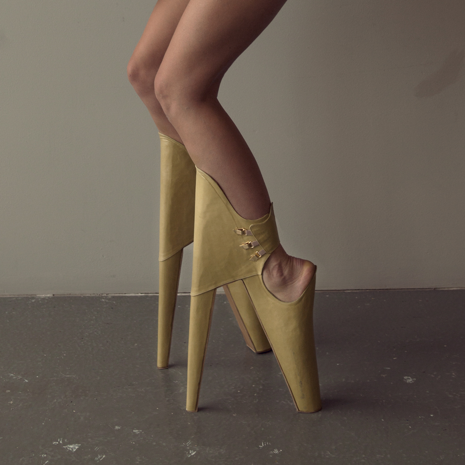 Scary Beautiful high-heeled shoes by Leanie van der Vyver