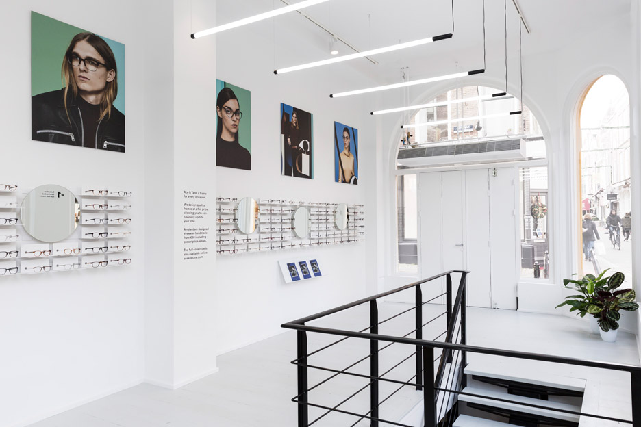 Occult Studio models Ace & Tate eyewear store on contemporary art galleries