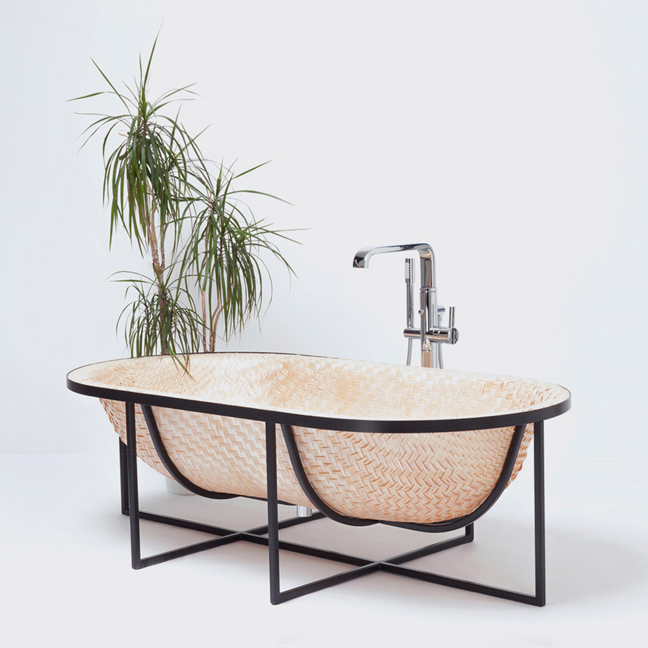 Woven bathtub by Otaku