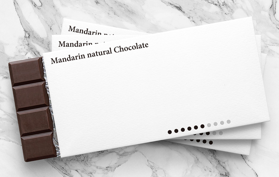 Mandarin natural chocolate by Yuta Takahashi