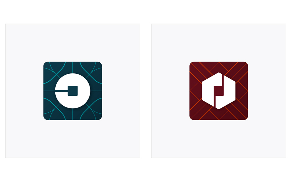 Uber's new logos