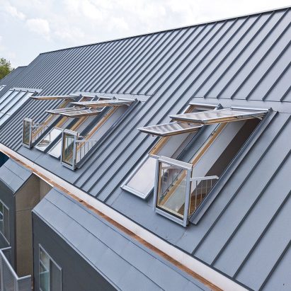 Fakro roof windows add light and outdoor space to attic apartments in Virginia