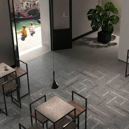 The Fine Lines terrazzo tile collection by Giovanni Barbieri