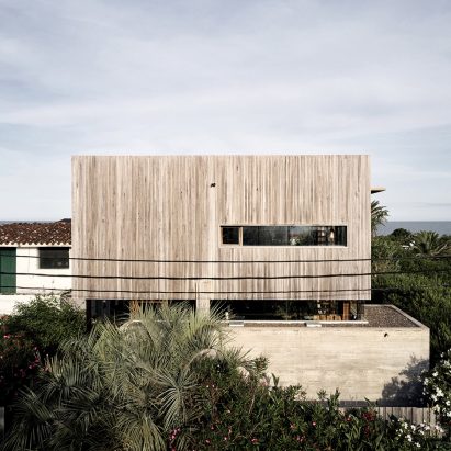 Alejandro Sticotti's holiday home in Uruguay teams weathered wood and textured concrete