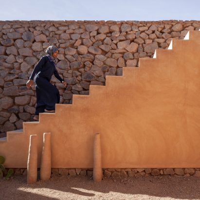 Building Beyond Borders uses stone and earth to build Women's House Ouled Merzoug