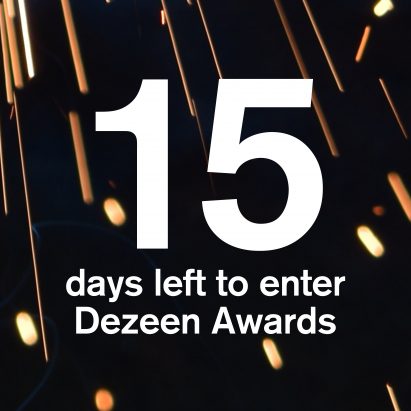 There are only 15 days left to enter Dezeen Awards 2020