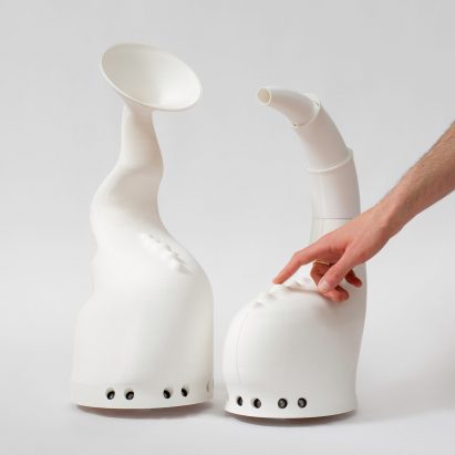 Pet-like smart assistants and multi-sensory tableware feature in Edinburgh College of Art student show