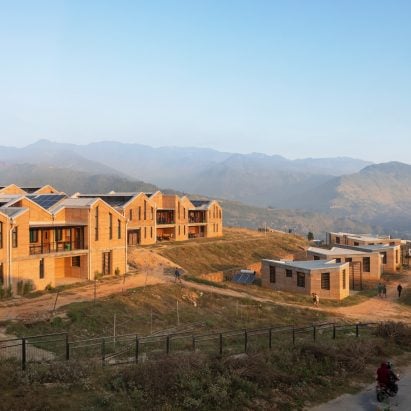 Sharon Davis Design builds rammed-earth hospital in Nepal