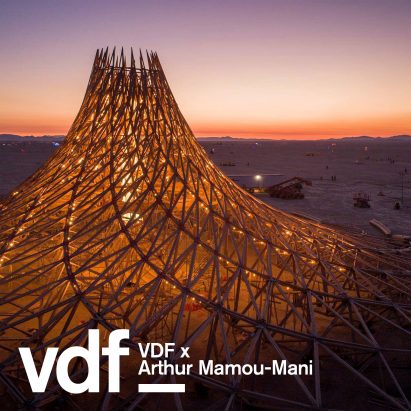 Arthur Mamou-Mani shares unseen drone footage of Burning Man project Galaxia at VDF