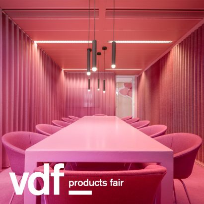Lensvelt spotlights furniture by OMA, Richard Hutten and Staat at the VDF products fair
