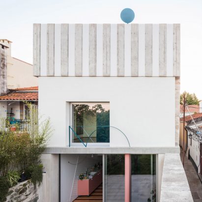 Fala Atelier renovates house in Porto with candy-coloured accents