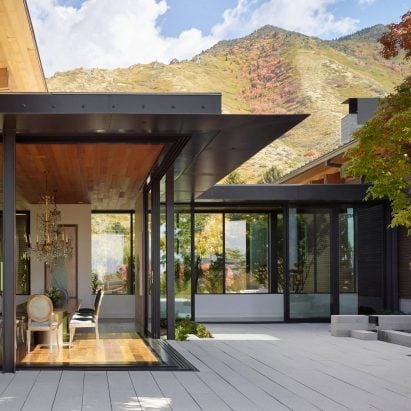 Three pavilions form Wasatch House by Olson Kundig in Utah