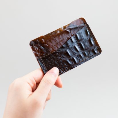Tômtex is a leather alternative made from waste seafood shells and coffee grounds