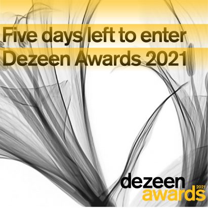 Lima hari tersisa untuk memasuki Dezeen Awards 2021 | Harga Kusen Aluminium