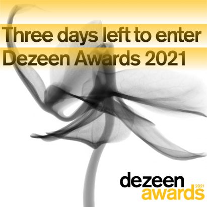Hanya ada tiga hari tersisa untuk memasuki Dezeen Awards 2021 | Harga Kusen Aluminium