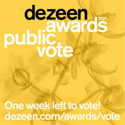 Pilih sekarang! Suara publik Dezeen Awards 2021 ditutup dalam satu minggu | Harga Kusen Aluminium