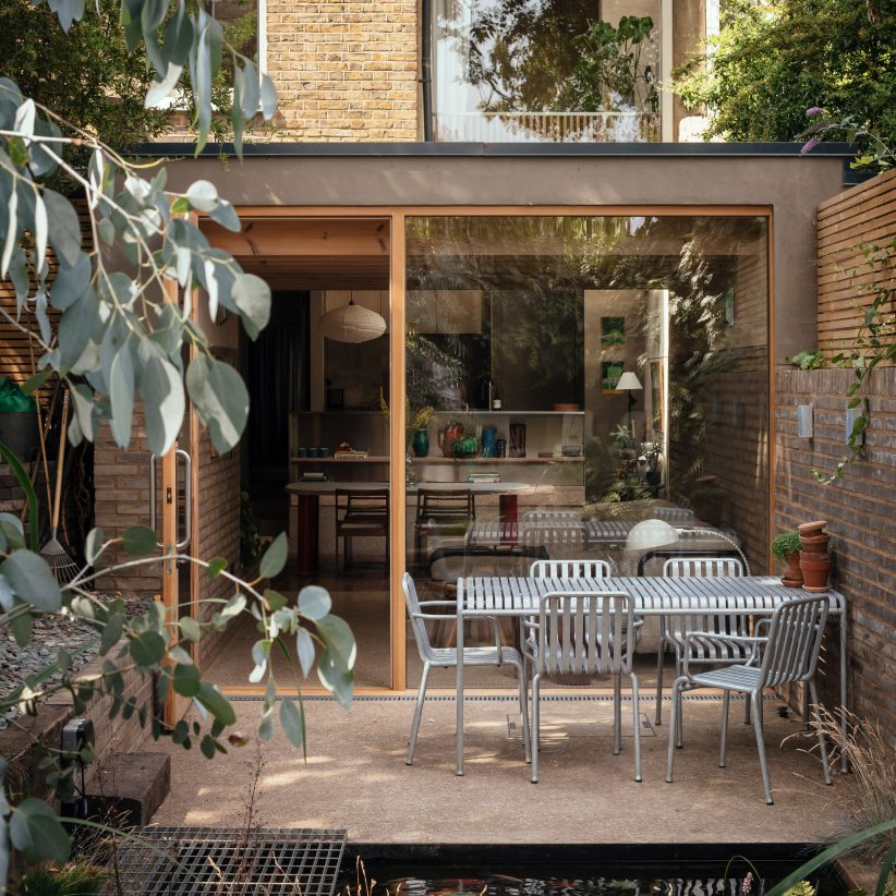 Architecture Dezeen Green Tiles Line Maison Jericho Extension In