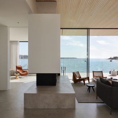 Falken Reynolds applies beach-toned palette to Cadboro Bay House interiors