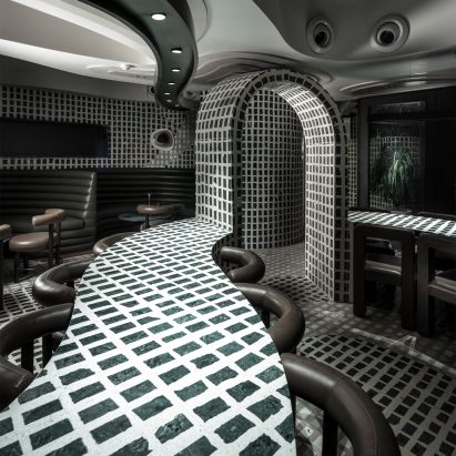 Renesa completes "grotto-like" interior for Tin Tin restaurant