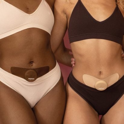 Myoovi is a wearable device designed to alleviate period pain