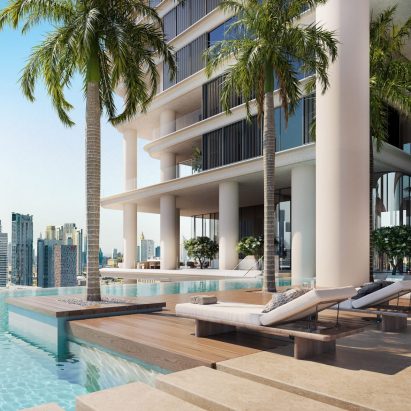 Dezeen Agenda features Foster + Partners' pair of skyscrapers in Dubai