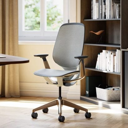 Steelcase Karman office chair has "reactive" frame designed to move with the body