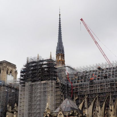 Dezeen video captures reconstructed spire at Notre&Dame
