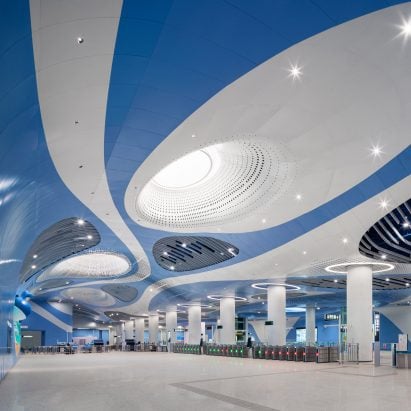 Chetwoods and J&A unveil beach-informed metro station in Shenzhen