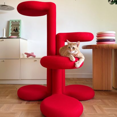 Gustaf Westman designs sculptural alternative to "ugly cat trees"