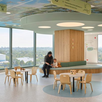Billard Leece Partnership unveils Sydney children's hospital with folded metal facade