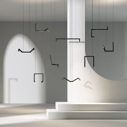 Hangman lighting collection by Adam Goodrum for Rakumba