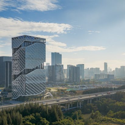 NBBJ wraps Vivo skyscraper in spiralling terrace