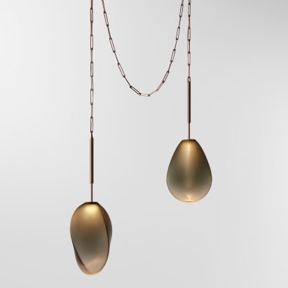 Solace Chain pendant light by Ross Gardam