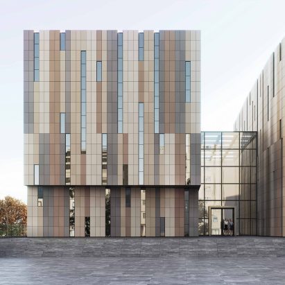 Exa-tech facade tiles by Exagres