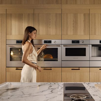 Fisher & Paykel crafts Contemporary kitchen appliances for tactile luxury