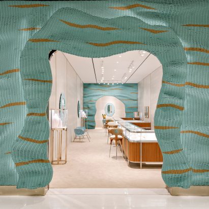 Estúdio Campana creates "woven jewellery box" for Tiffany & Co in São Paulo