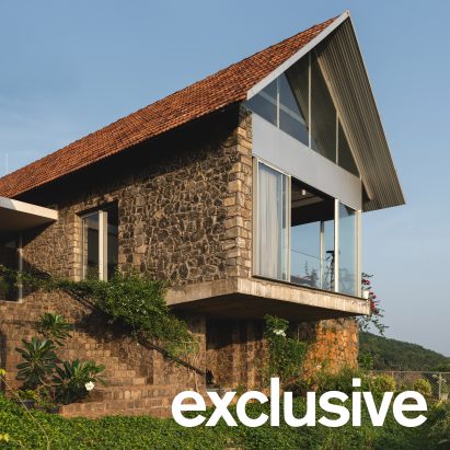 Open-air temple sits beneath granite farmhouse on Kerala hillside