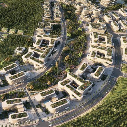 ZHA proposes interconnected forest neighbourhoods for Baku Expo City masterplan