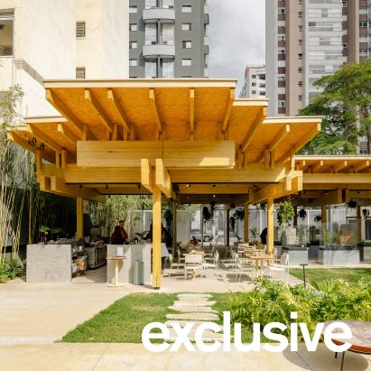 Architects Office uses mass-timber scrap as "immense jigsaw" for São Paulo pavilion