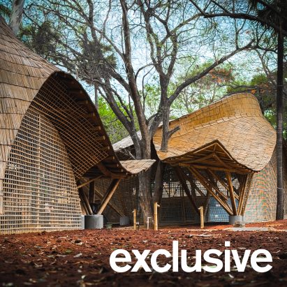Sculptural music centre shows bamboo as "a serious construction material"