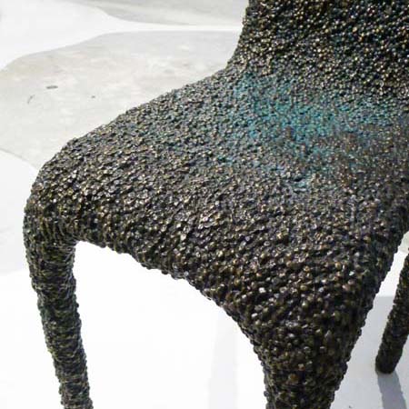 Bronze Poly Chair by Max Lamb