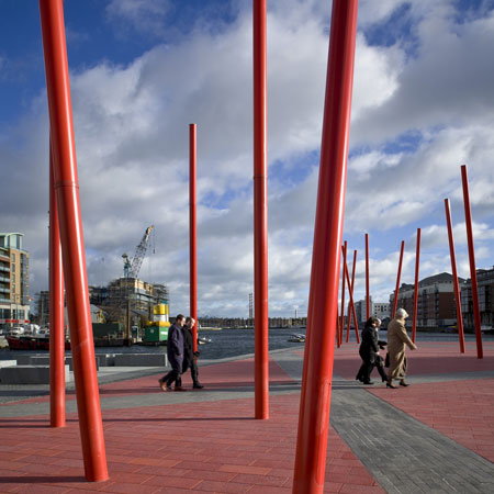 Grand Canal Square by Martha Schwartz Partners