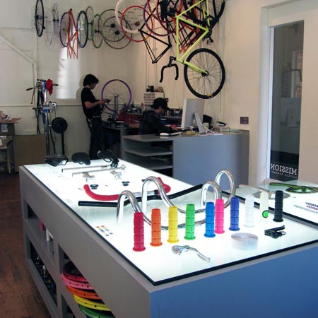 Mission Bicycle Store by Grayscaled Design