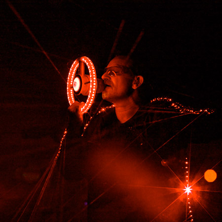 Bono's Laser Stage Suit by Moritz Waldemeyer