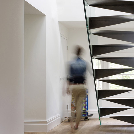 Origami Stair by Bell Phillips architects