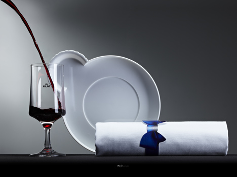 Tableware by Marcel Wanders for KLM