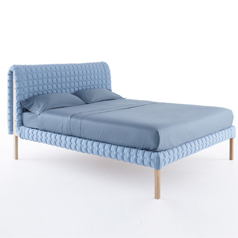 Ruché beds and tables by Inga Sempé for Ligne Roset