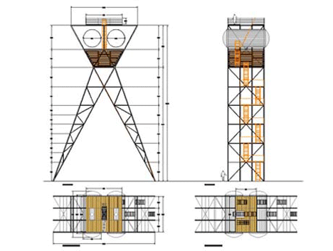 Water Storage Tower by GRG Arquitectos